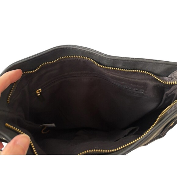 Browning Concealed Carry Black Shoulder Bag Easy Access Gun Holder Vegan Leather - Picture 14 of 14